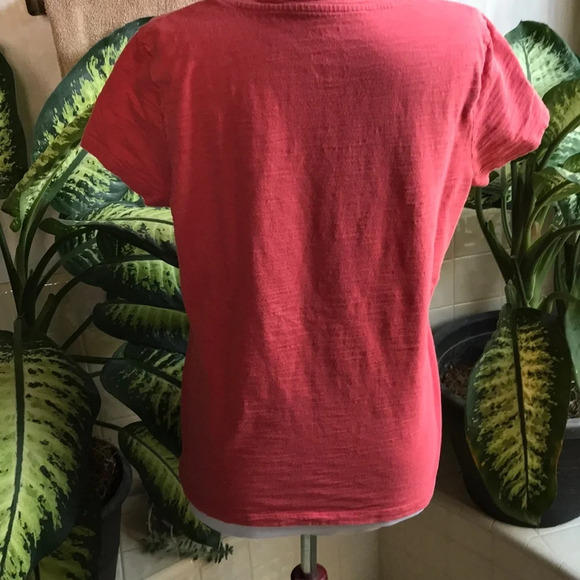 St. John’s Bay orange cotton tee - Picture 2 of 4